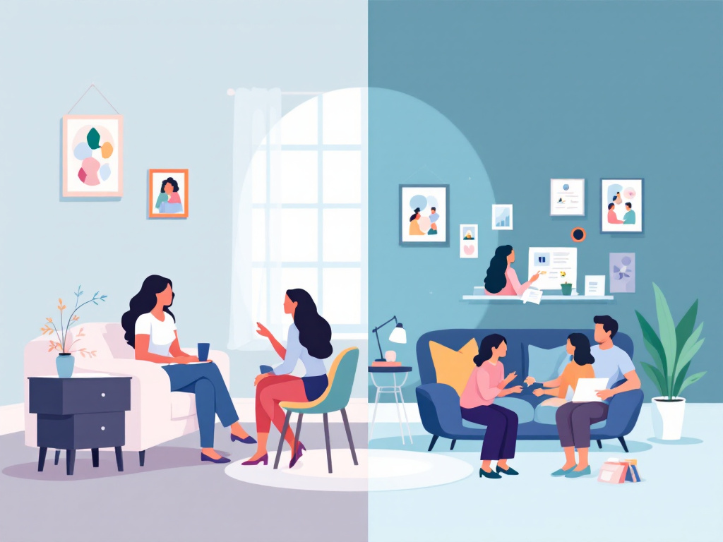 the difference between therapy and treatment programs